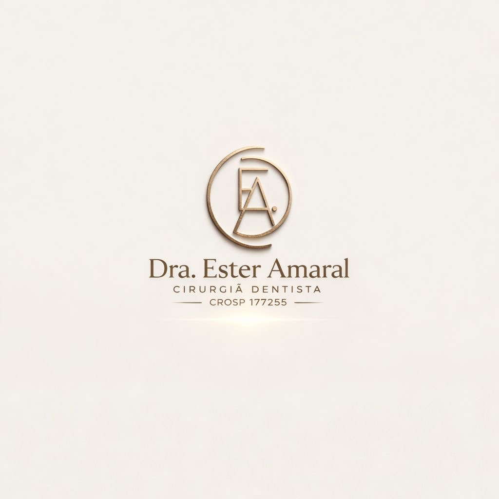 Logotipo Dra. Ester Amaral, cirurgiã-dentista